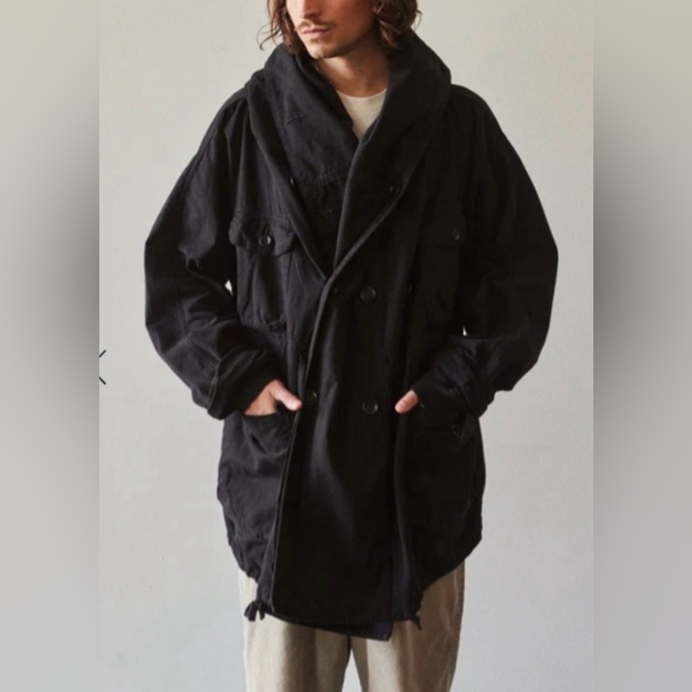 KAPITAL Katsuragi Ring Coat Black Japan M size 2